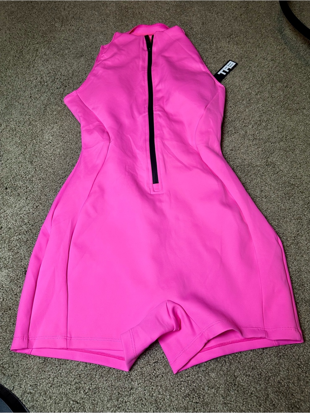 Ta3 Bright Pink SLEEVELESS SURFY SHORTIE